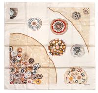 An Hermes Silk Scarf, 35 x 35 inches.