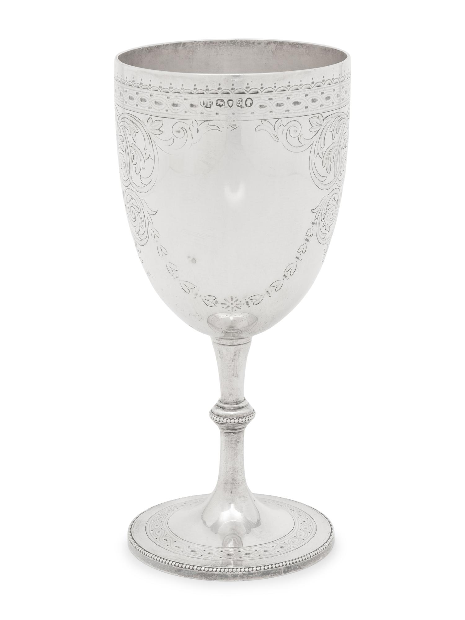 A Victorian Silver Chalice