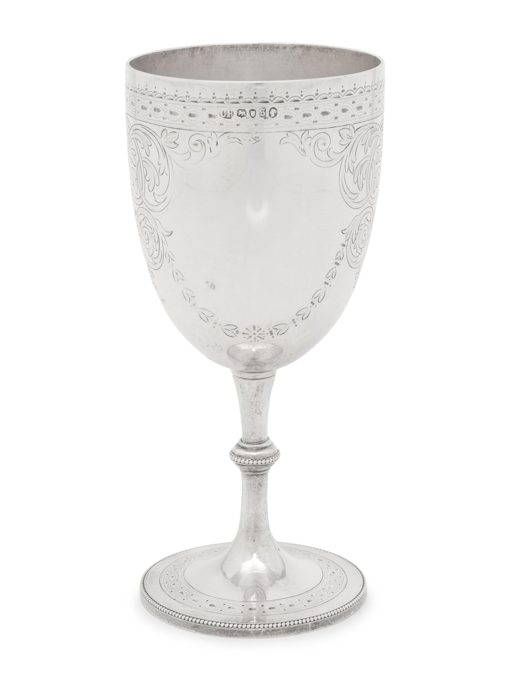 A Victorian Silver Chalice