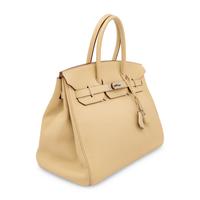 Hermès, Birkin 35 Bag in Craie Togo