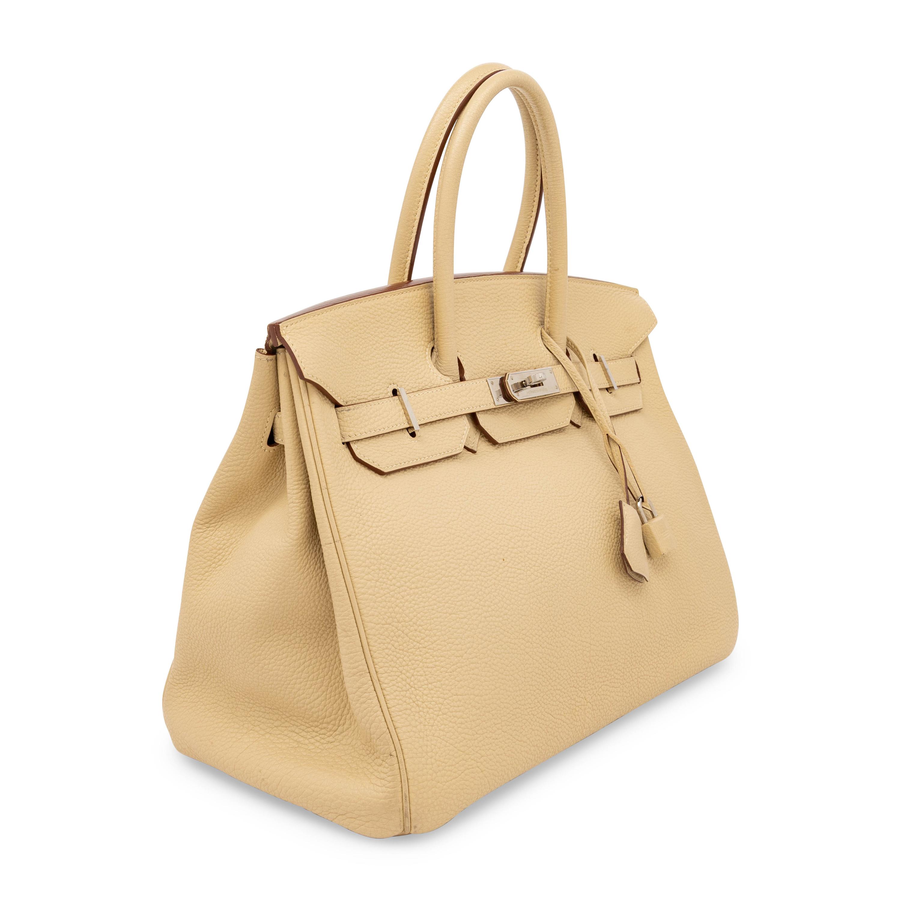 Hermès, Birkin 35 Bag in Craie Togo