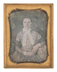 [EARLY PHOTOGRAPHY]. 17 quarter plate daguerreotypes of lovely young women.