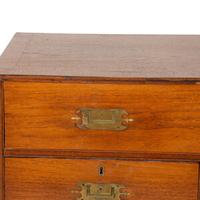 An Anglo-Colonial Hardwood Campaign Style Chest
