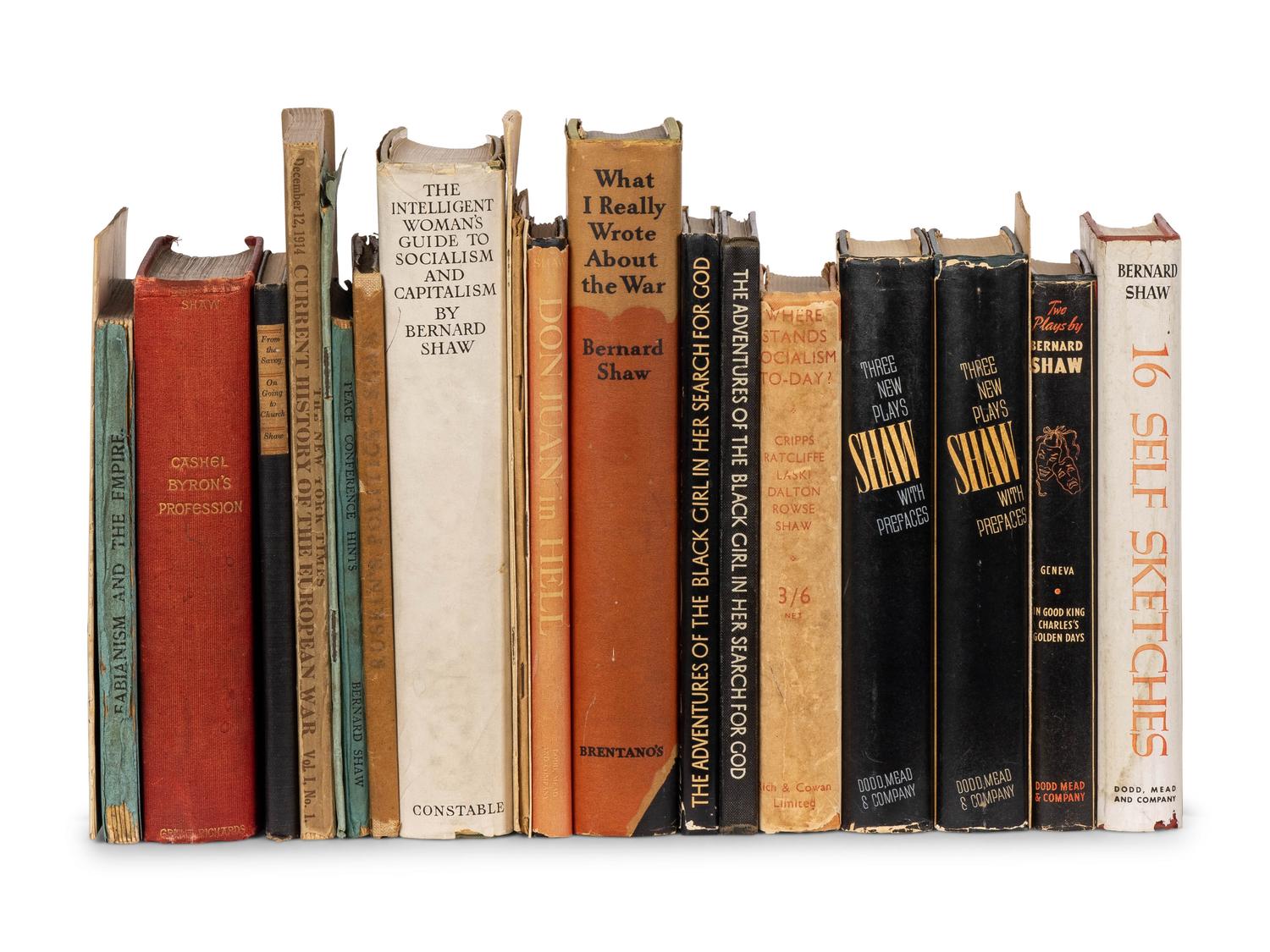 SHAW, George Bernard (1856-1950). A group of 20 political works, including: