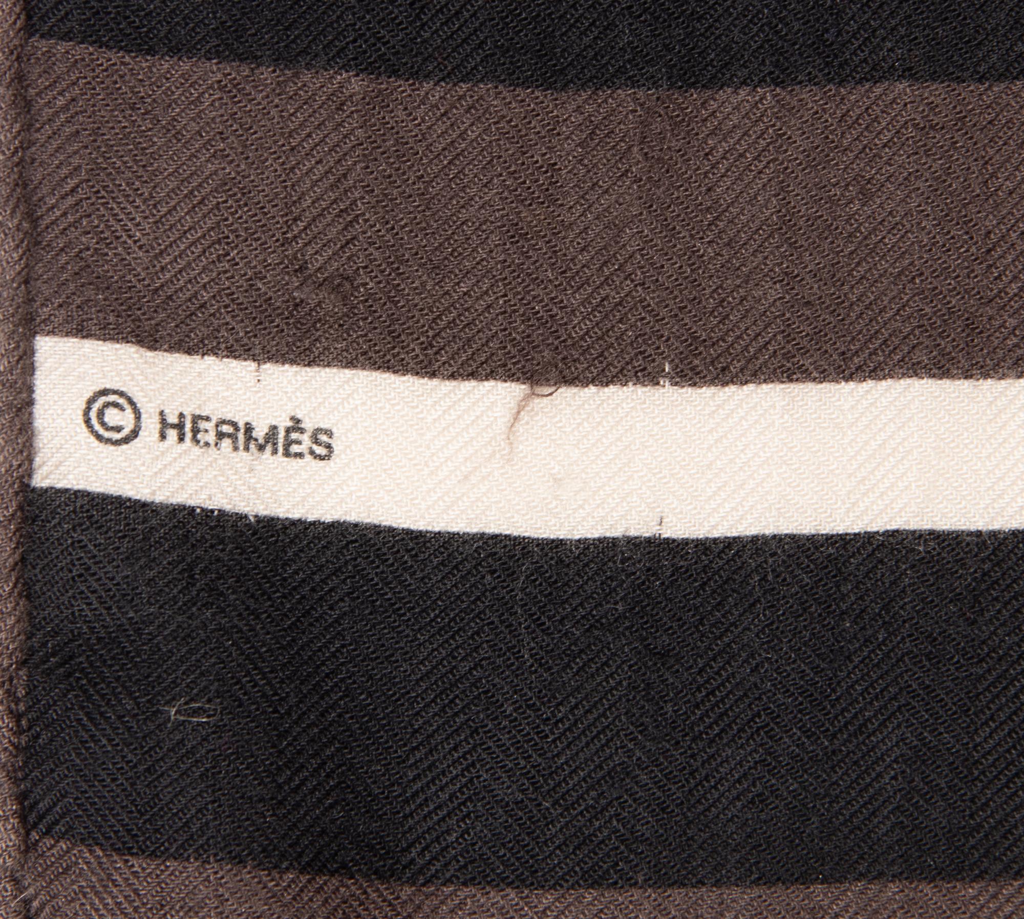 Hermès Cashmere/Silk Scarf
