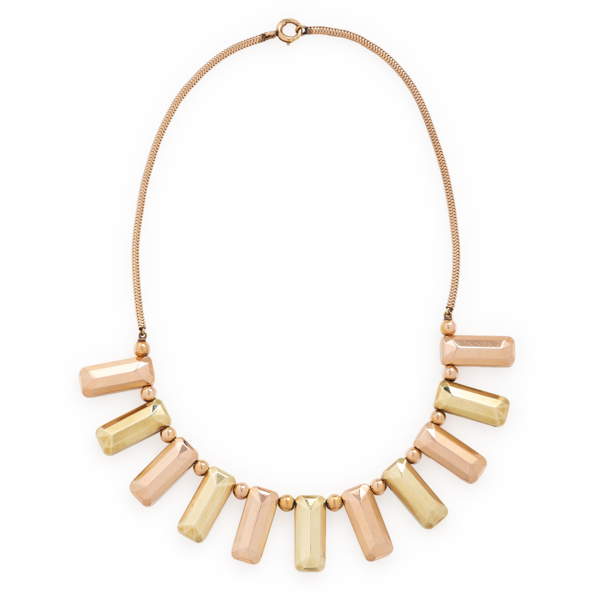 Bicolor Gold Necklace