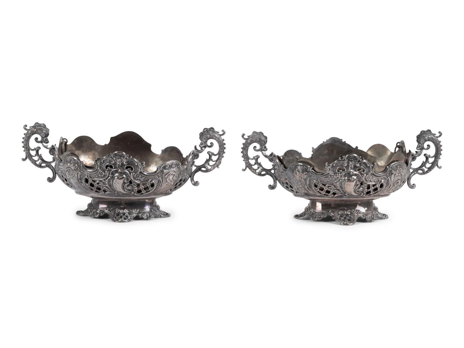 A Pair of German Silver Bowls