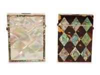 Six Victorian Card Cases