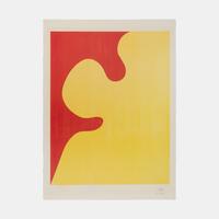 Untitled (Red & Yellow Composition) , 1966