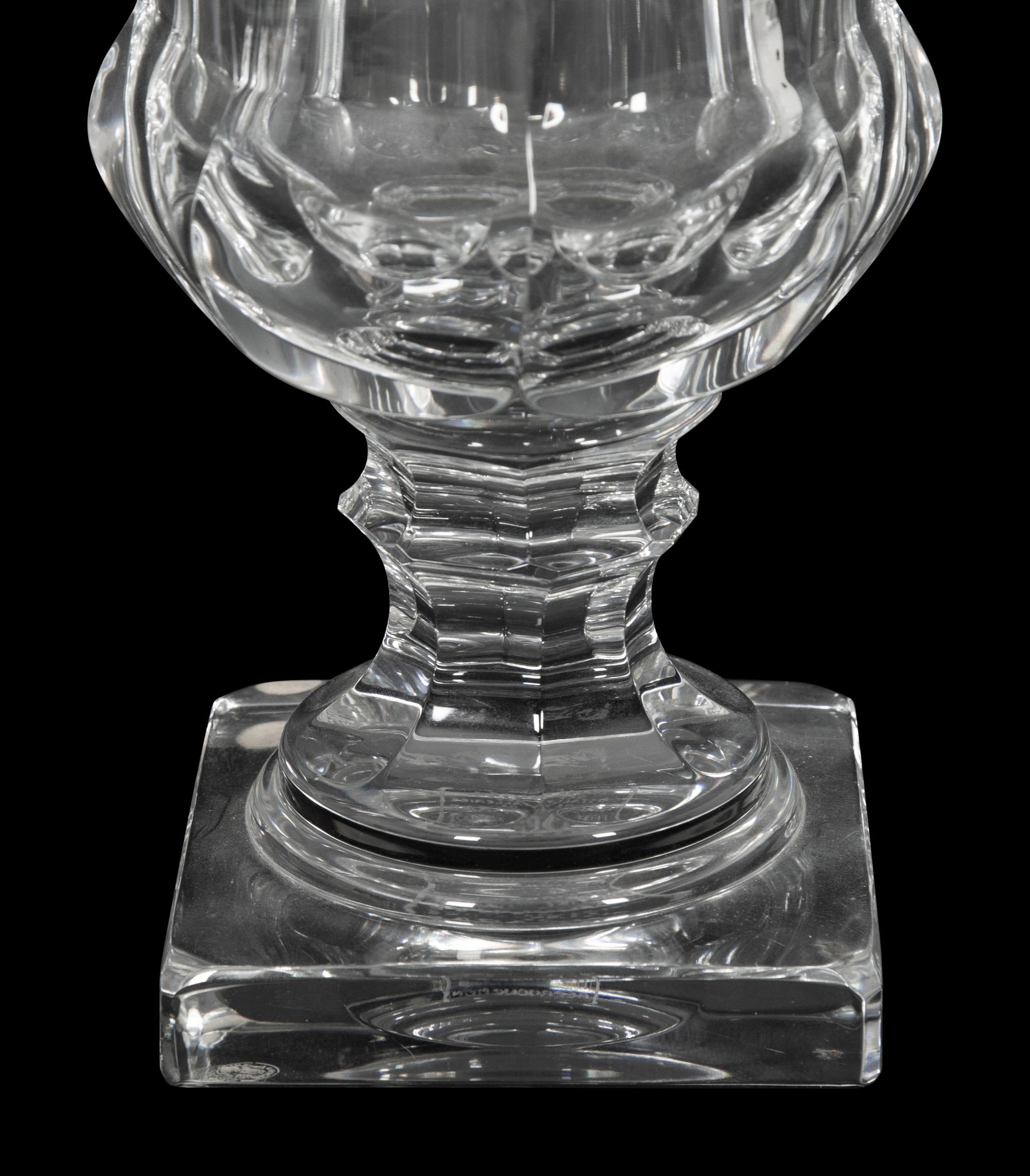 A Baccarat Campana Form Vase