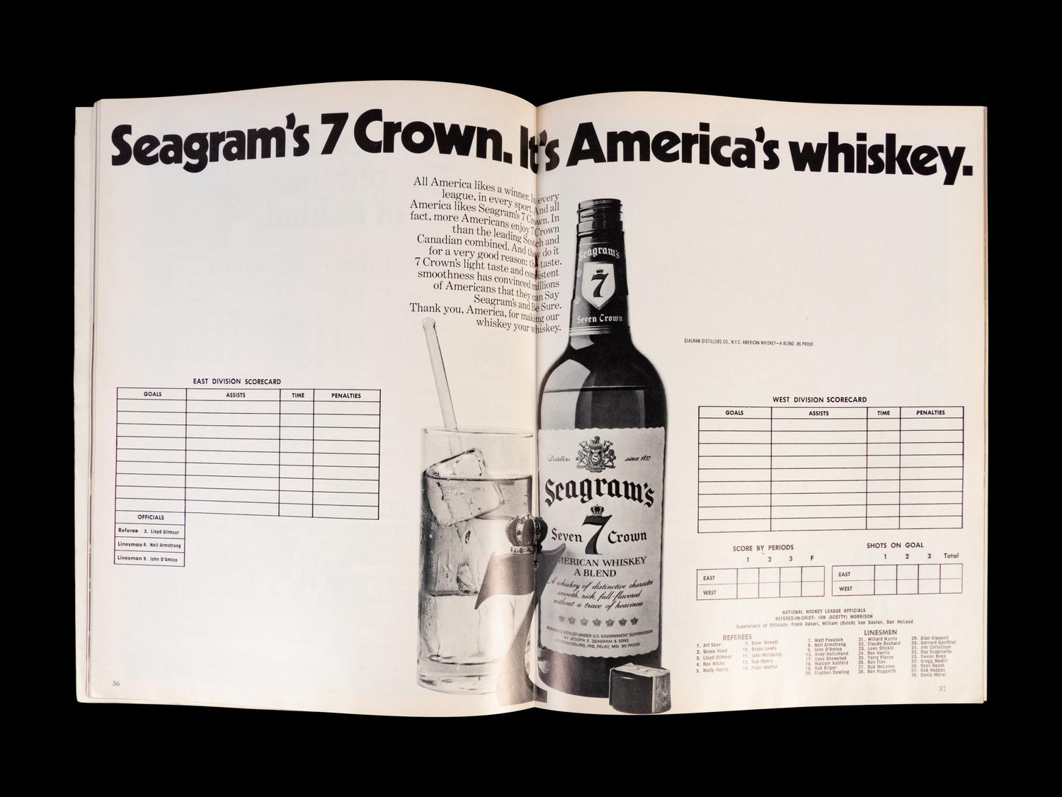 A Group of 1973 NHL All-Star Game Madison Square Garden Items,