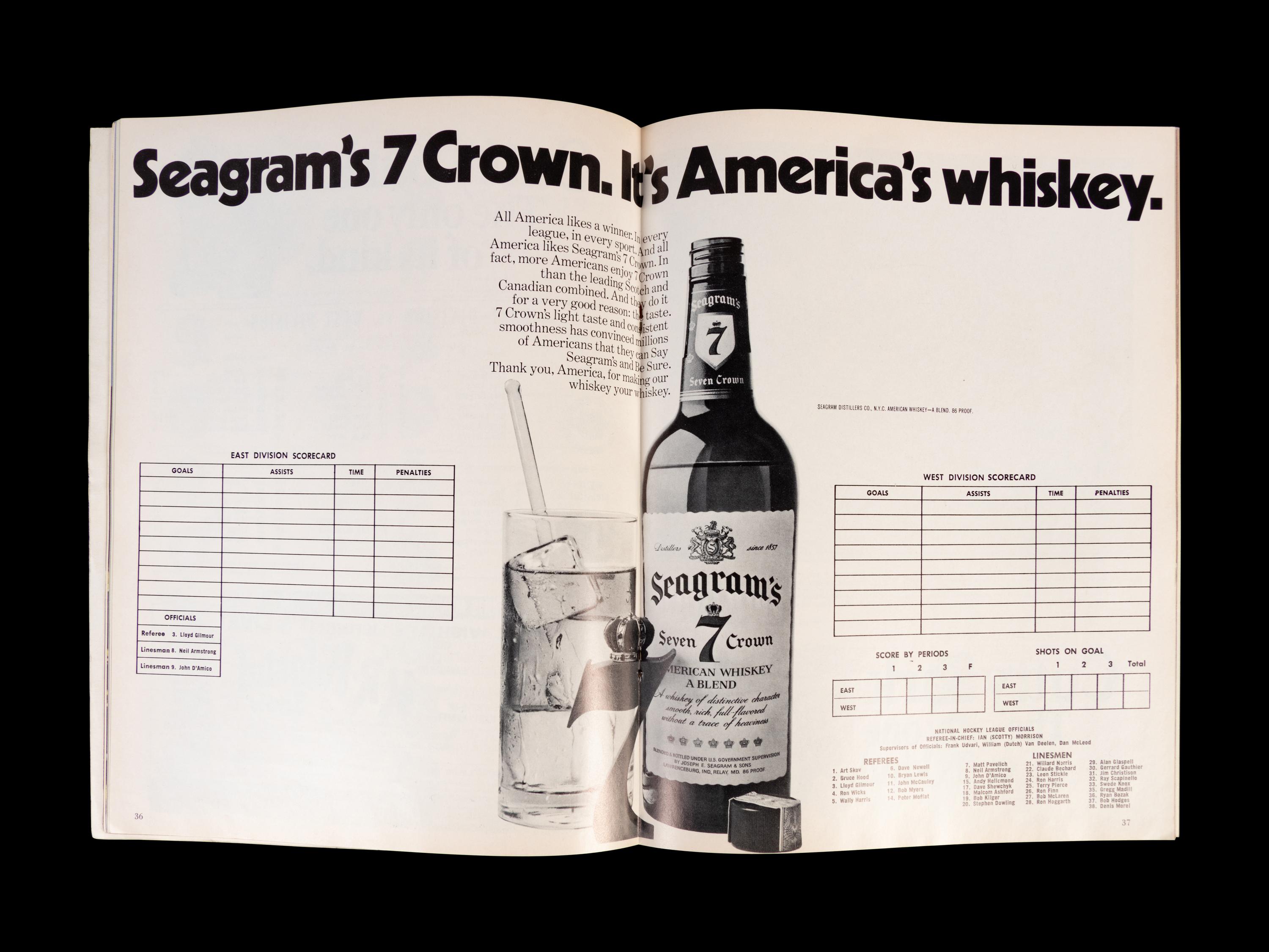 A Group of 1973 NHL All-Star Game Madison Square Garden Items,