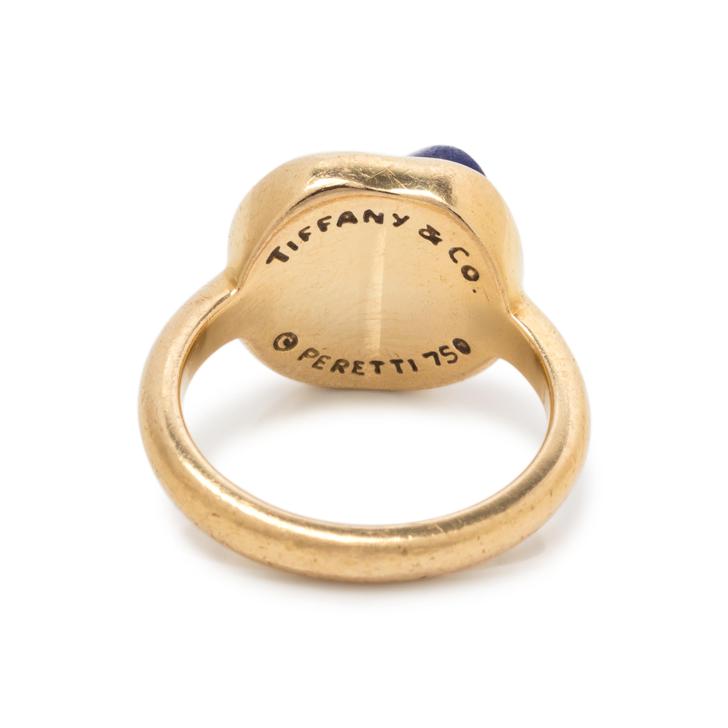 TIFFANY & CO., ELSA PERETTI, LAPIS LAZULI RING