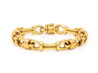 GUCCI, YELLOW GOLD BRACELET