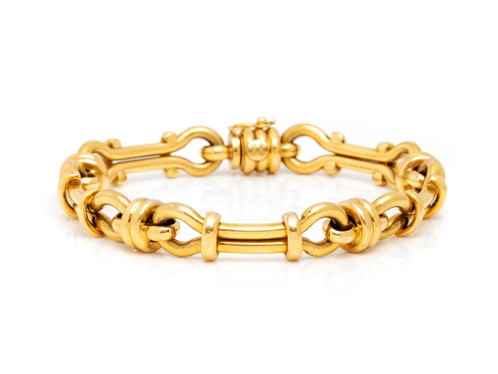 GUCCI, YELLOW GOLD BRACELET