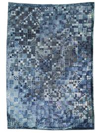A Norelene Silk and Painted Velvet Textile