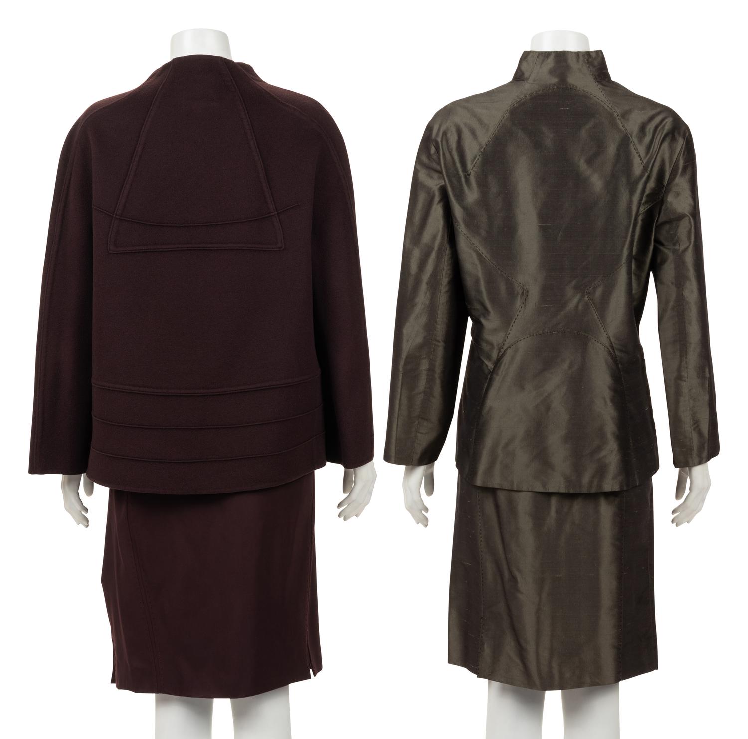 Two Chado Ralph Rucci Skirt Suits, 2000-10s