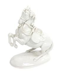 An Austrian Blanc de Chine Porcelain Figure Width 8 inches. — 20TH CENTURY