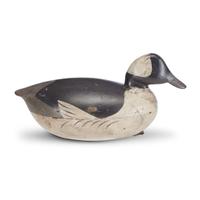 Carved and painted Bufflehead drake decoy Connecticut, early 20th century