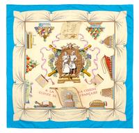 An Hermes 90cm Silk Scarf, 36"x36".