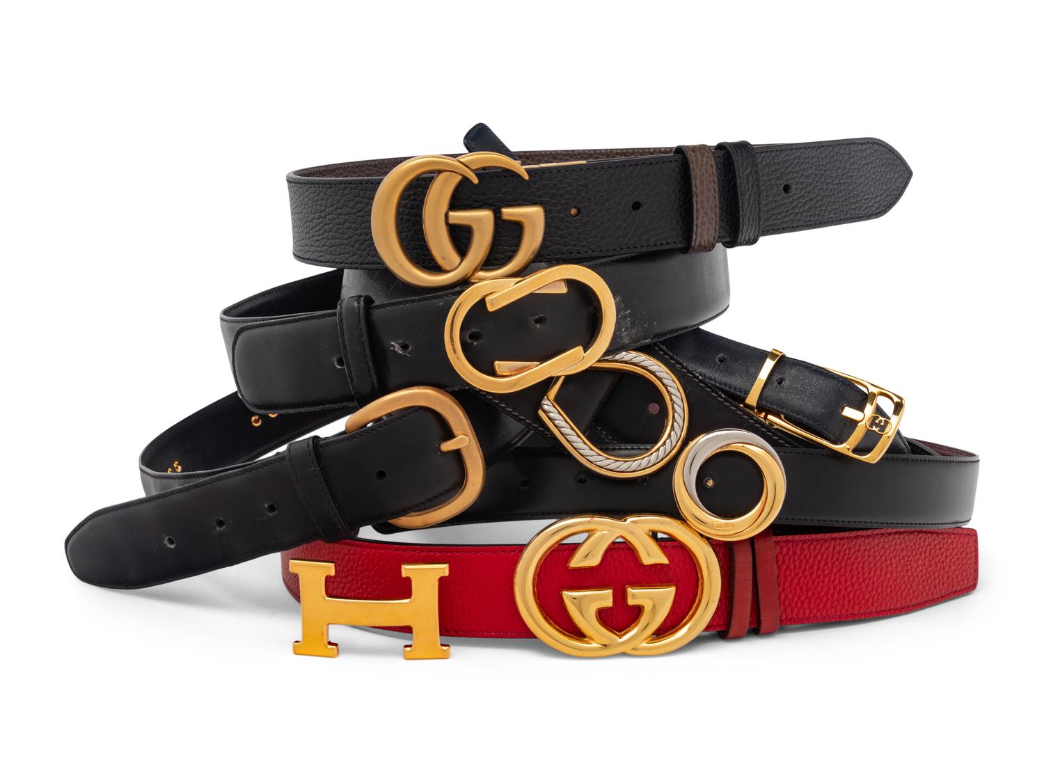 Seven Leather Designer Belts & Hermès Buckle