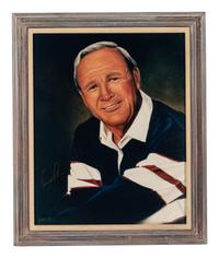 An Arnold Palmer Signed Autograph Original Print