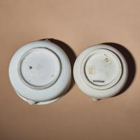 Two Chinese Blanc-de-Chine Porcelain Incense Burners, 17th-18th Century — 清早中期 德化白瓷雙輔首耳小香爐兩具