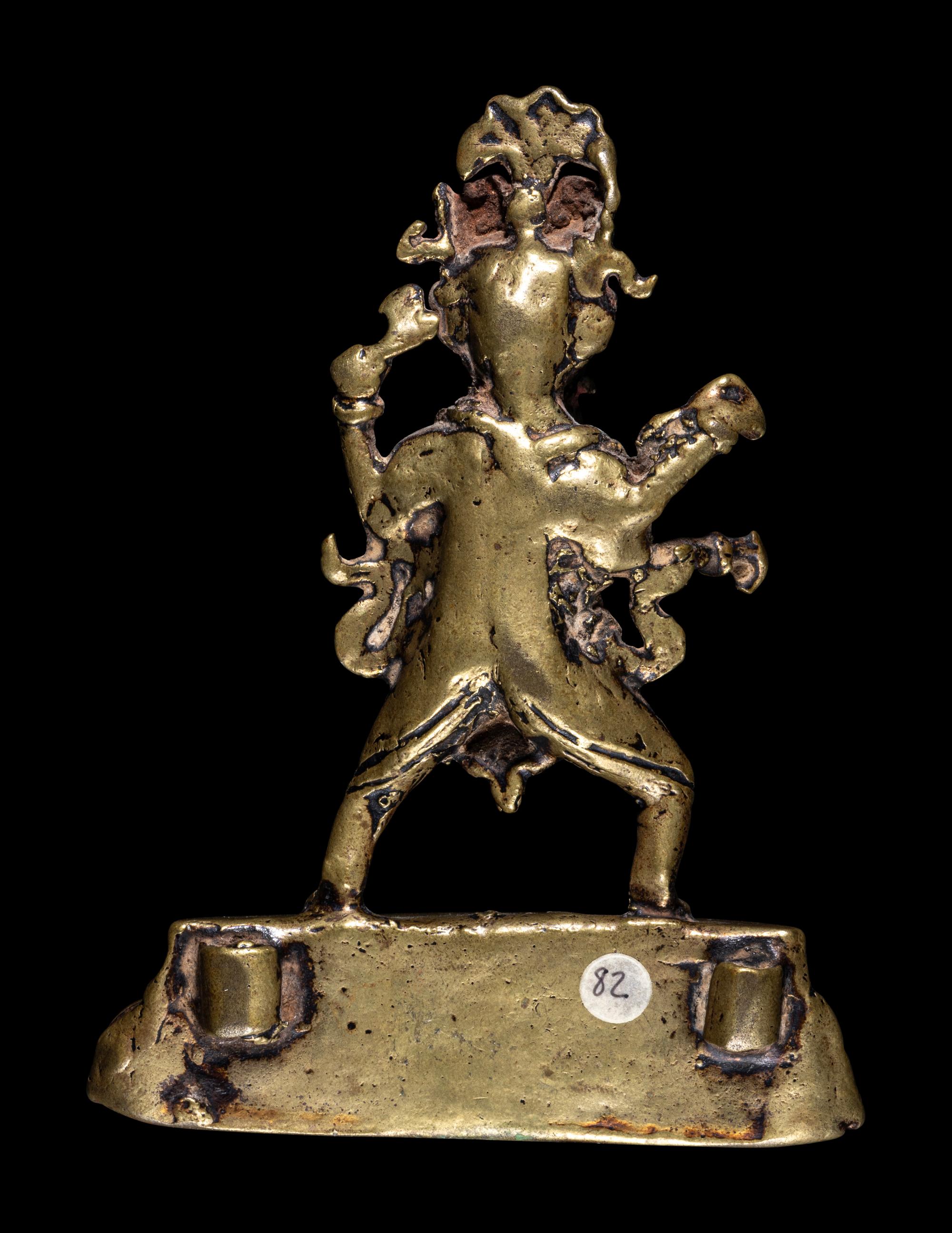 An Indian Brass Figure of Ganapati