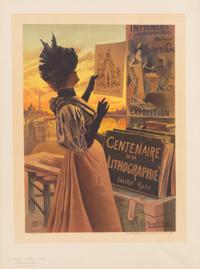 Various artists, , Centenaire de la Lithographie by Frederic Hugo d' Alesi (French, 1849-1906) and Salon des Cent by Eugene Grasset (Fr
