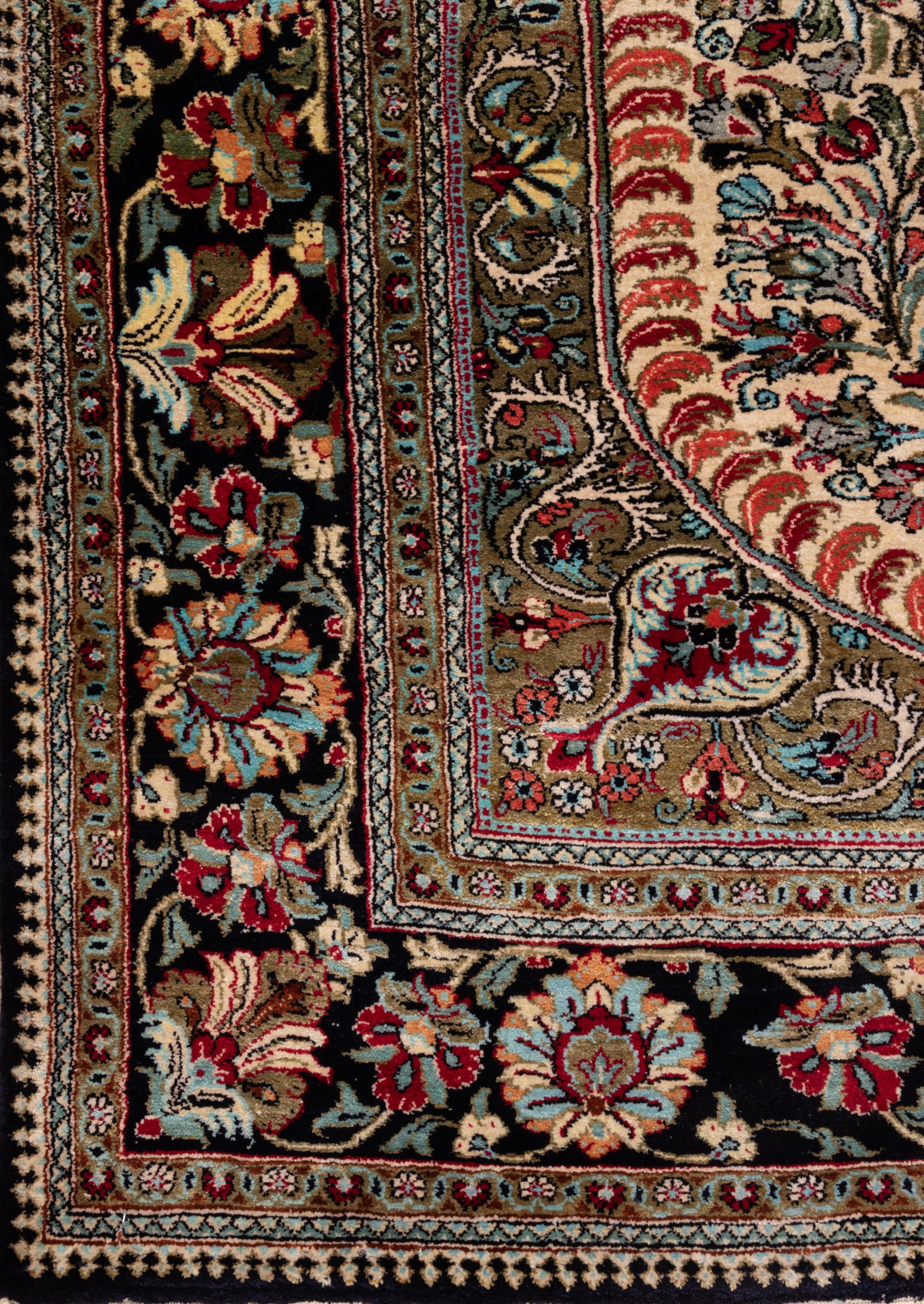 A Qum Wool Rug