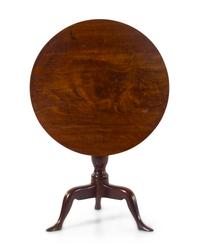 A George III Mahogany Tilt-Top Table