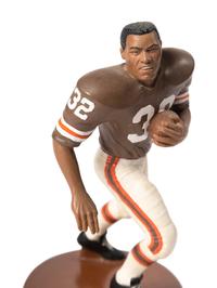 A Jim Brown Signed Autograph Salvino Figure,