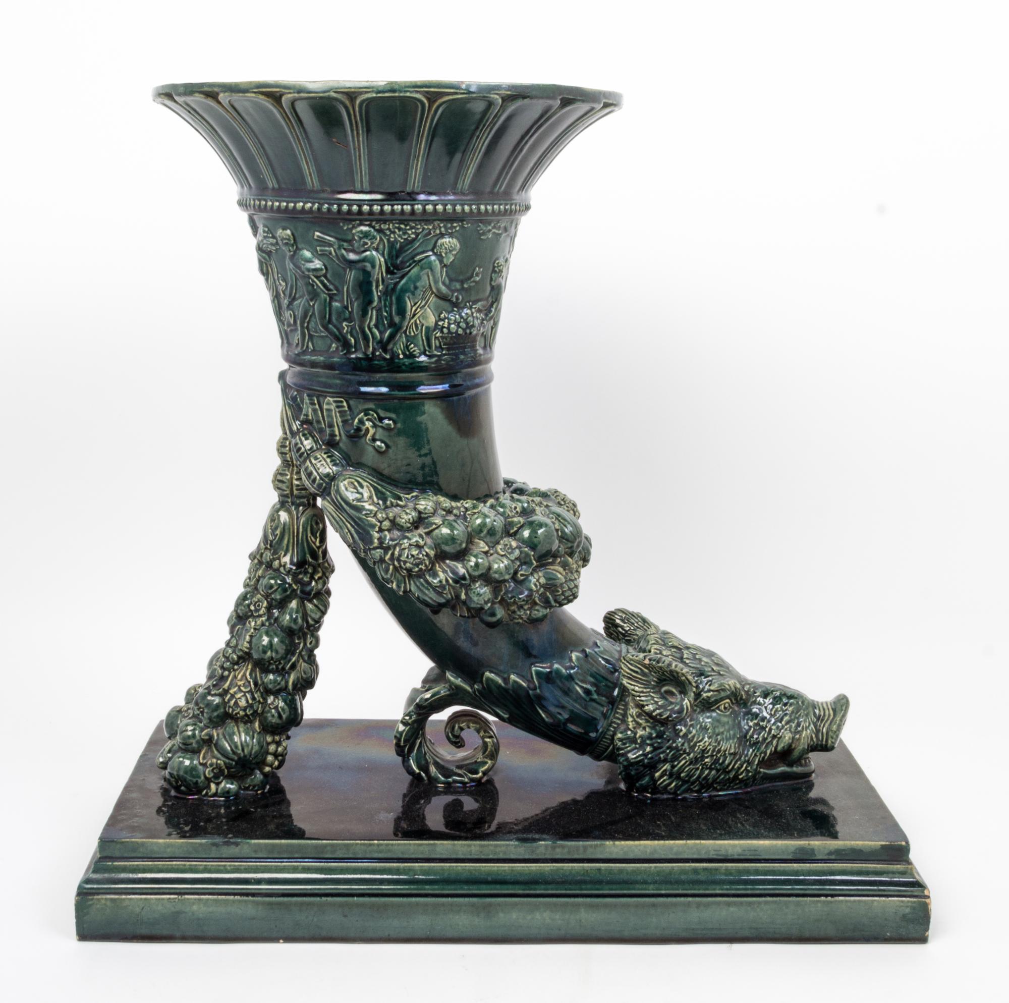 An English Ceramic Vase Height 19 inches.