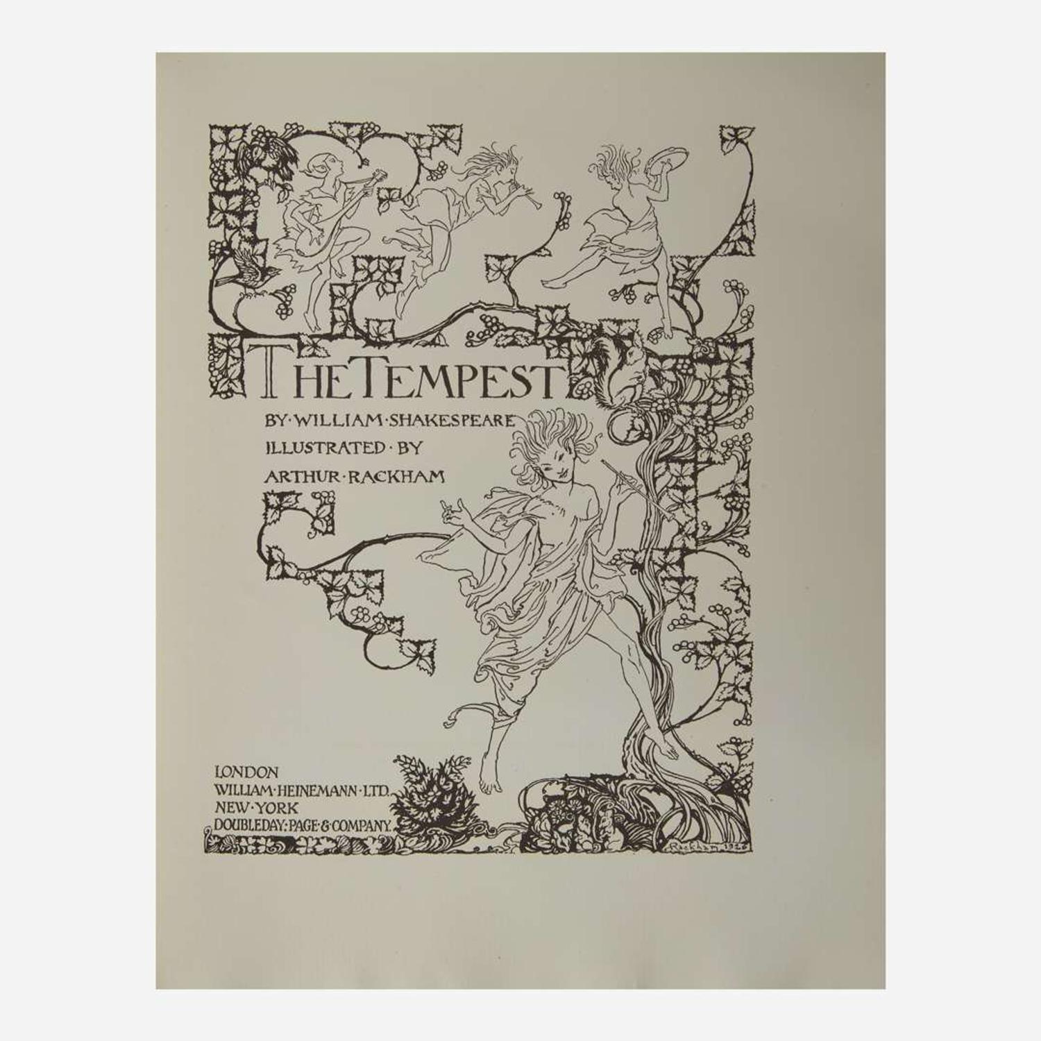 [Children's & Illustrated] [Rackham, Arthur] Shakespeare, William The Tempest
