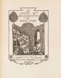 WILDE, Oscar. A House of Pomegranates. London: James R. Osgood, McIlvaine, [1891].