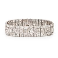 Oscar Heyman, Art Deco, Diamond and Platinum Bracelet