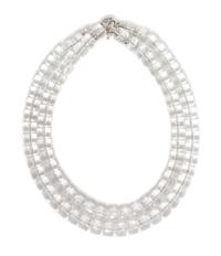 An 18 Karat White Gold and Rock Crystal Necklace, 114.50 dwts.