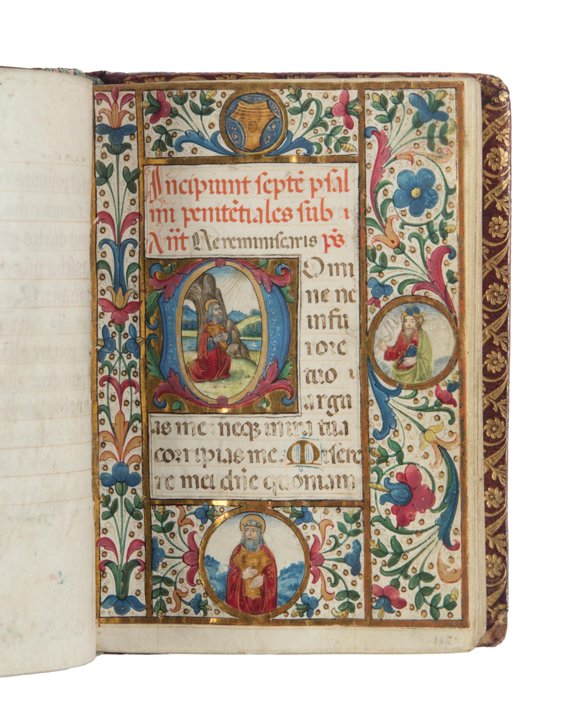 CIRCLE OF ATTAVANTE DEGLI ATTAVANTI (GABRIELLO DI VANTE) (active Florence, c. 1452-c. 1520/25) The Carafa Hours, Use of Rome, in Latin, illuminated manuscript on parchment [Italy, Florence, c. 1490–1500]