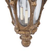 An Italian Baroque Style Giltwood Lantern — 19th Century