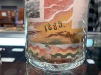 An Impressive Masterwork Andrew Clemens (American, 1857-1894) Labeled Sand Bottle