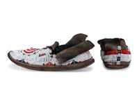 Cheyenne Youth's Moccasins AND Plains Beaded Bags