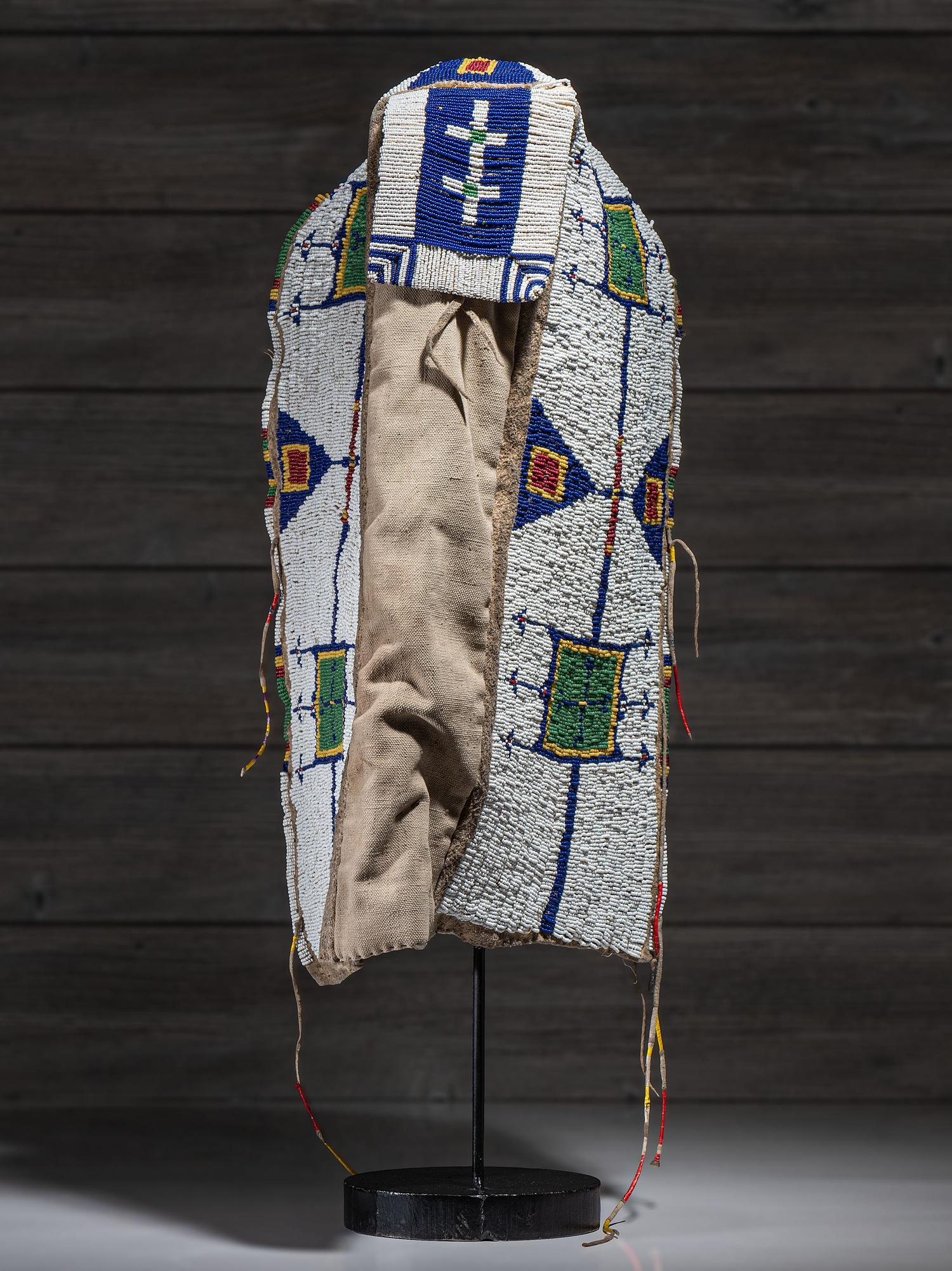 Sioux Beaded Hide Cradle