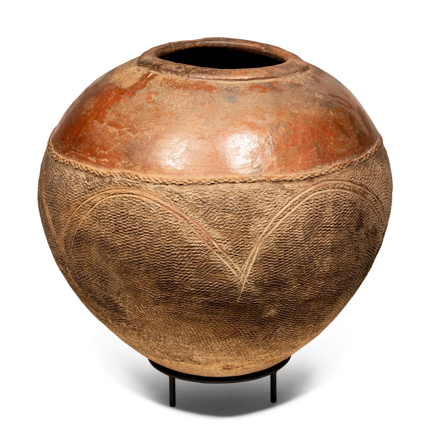 A Bobo Earthenware Storage Container