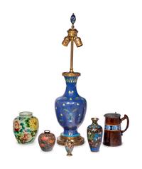 Six Japanese Cloisonné Enameled Articles