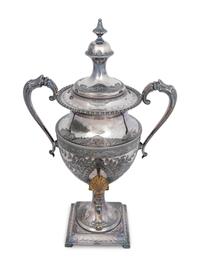A Victorian Silver-Plate Tea Urn