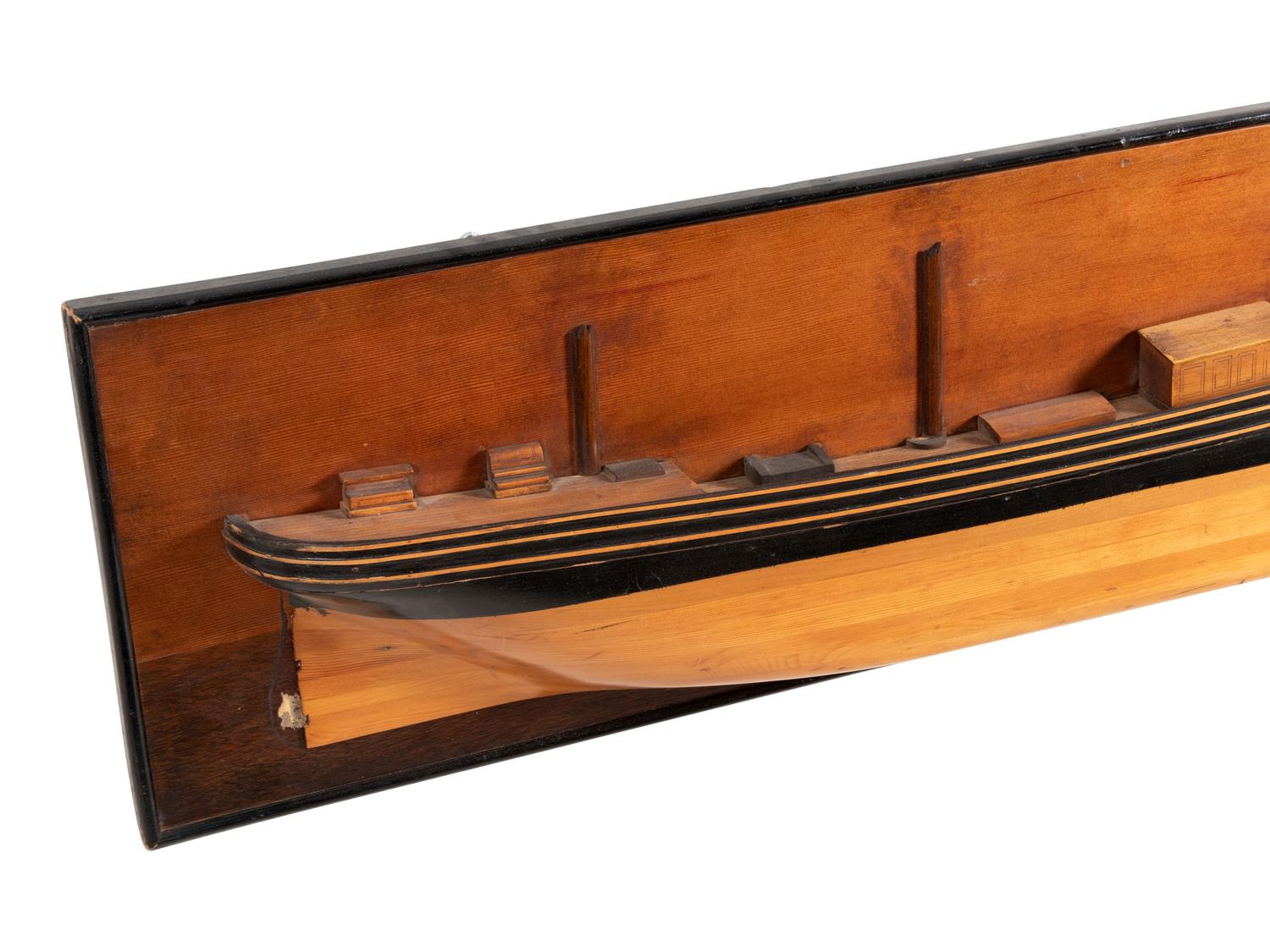 A Half Hull Model of a Boat