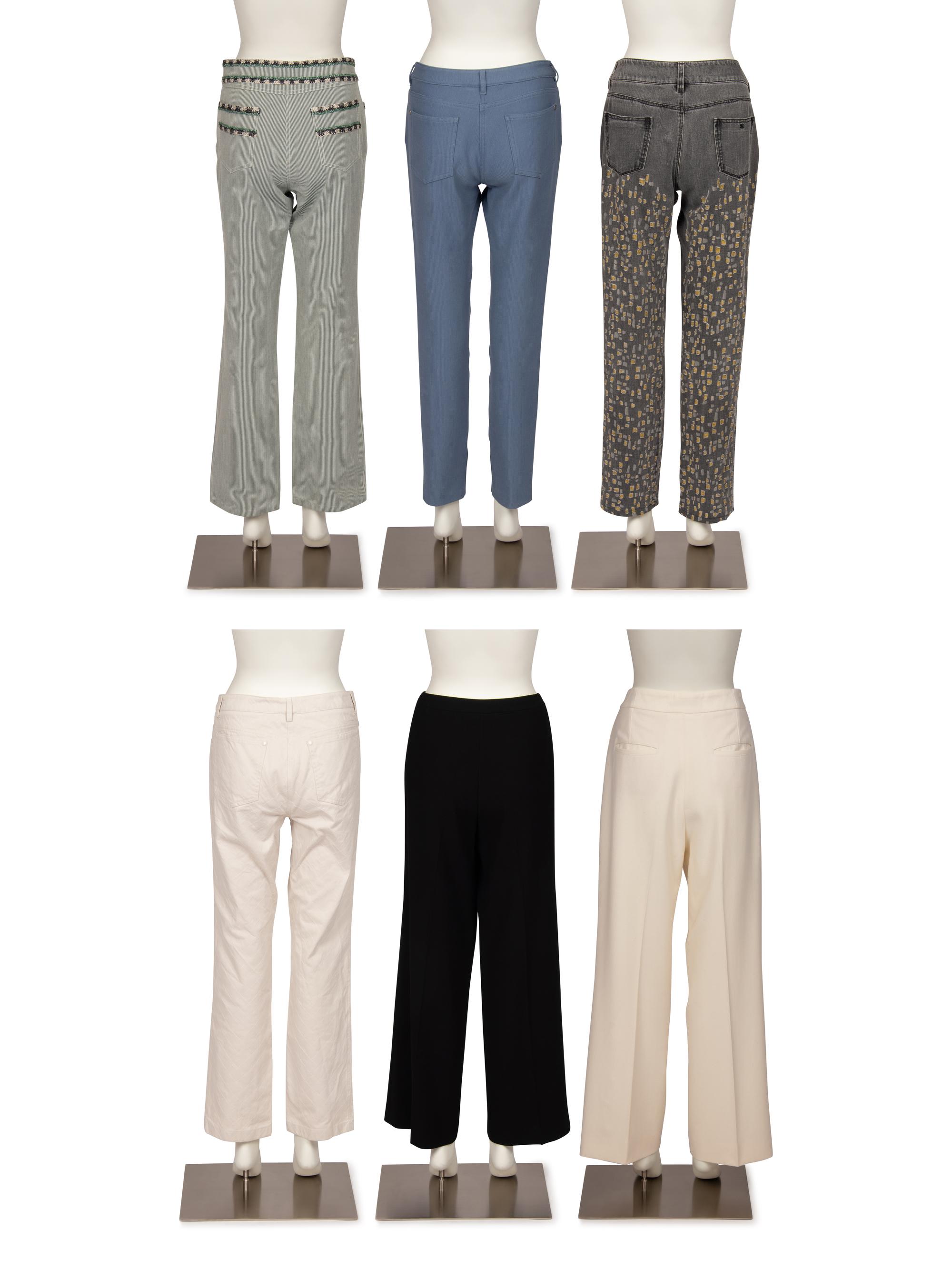 Four Chanel Pairs of Jeans and Two Pants, 2003-2005