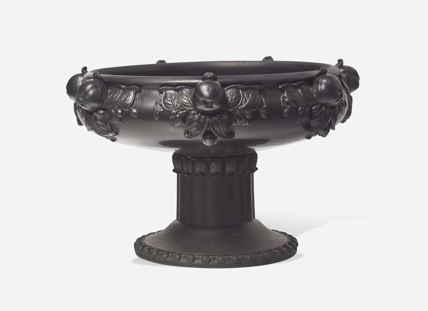 A Wedgwood Paul Follot Designed Black Basalt "Pomona" Centerpiece Bowl, UK, circa 1921
