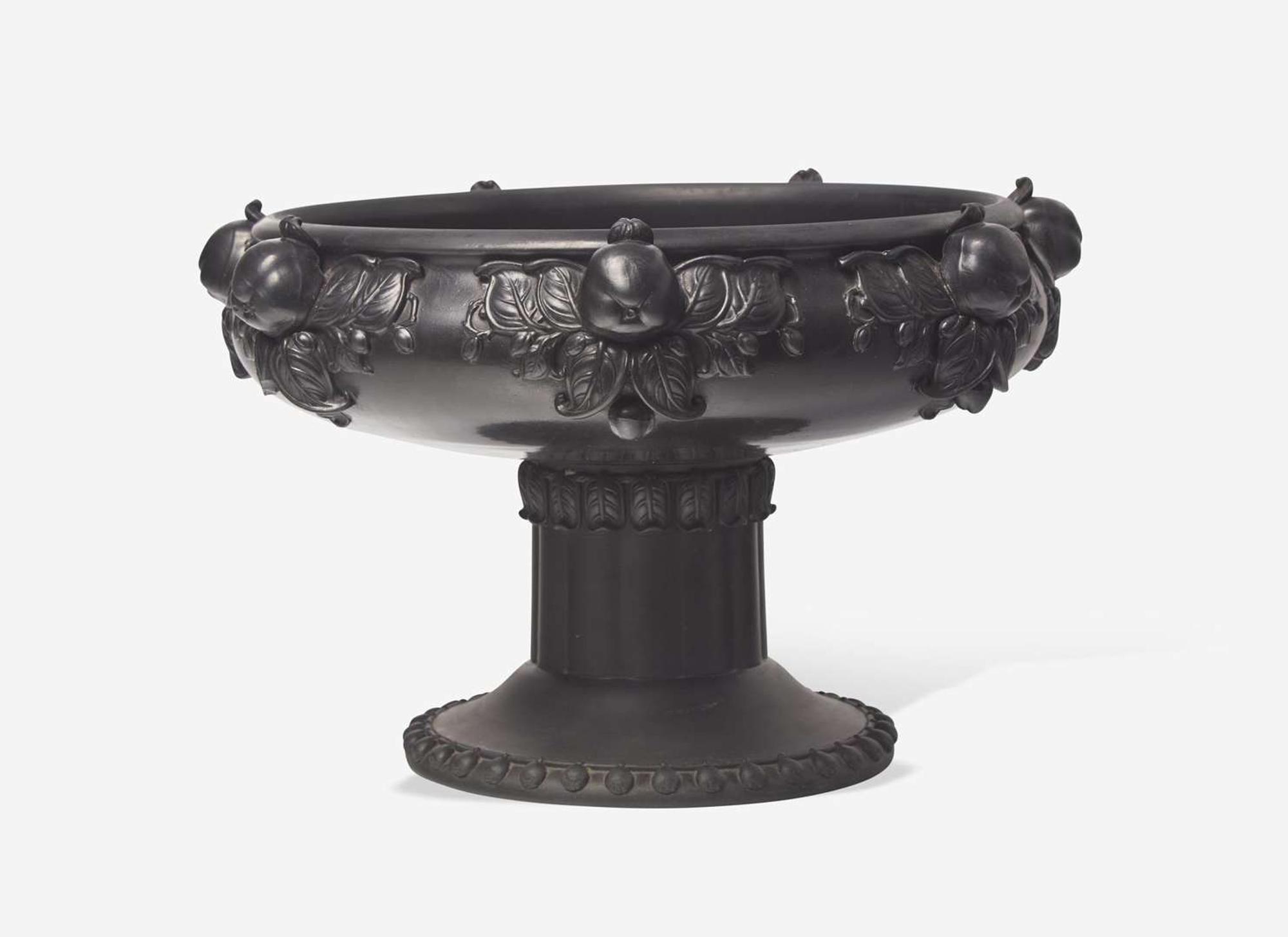 A Wedgwood Paul Follot Designed Black Basalt "Pomona" Centerpiece Bowl, UK, circa 1921