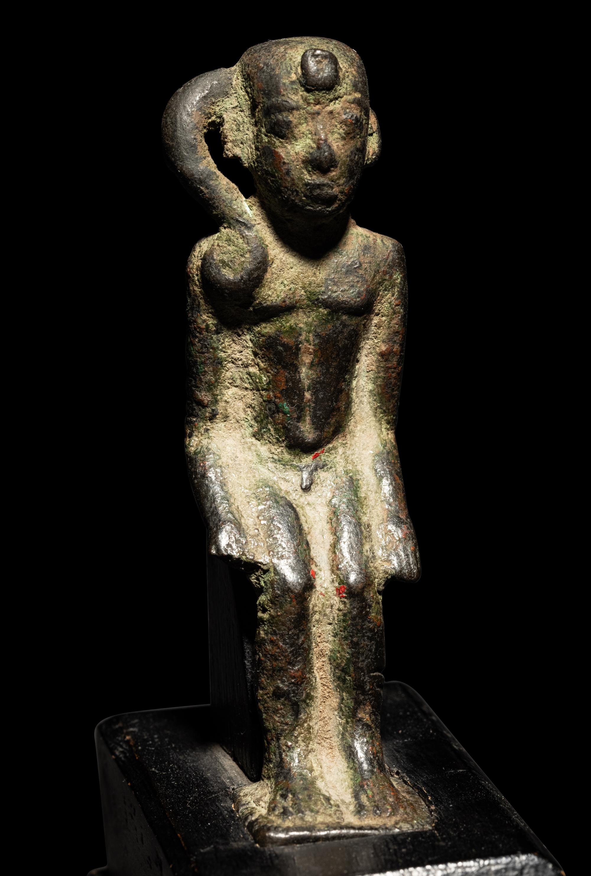 An Egyptian Bronze Harpocrates